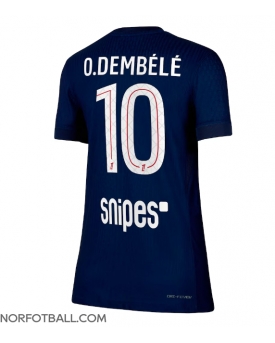 Billige Fotballdrakt Paris Saint-Germain Ousmane Dembele #10 Replika Hjemmedrakt Dame 2025-26 Kortermet Billige Fotballdrakt Paris Saint-Germain Ousmane Dembele #10 Replika Hjemmedrakt Dame 2025-26 Kortermet